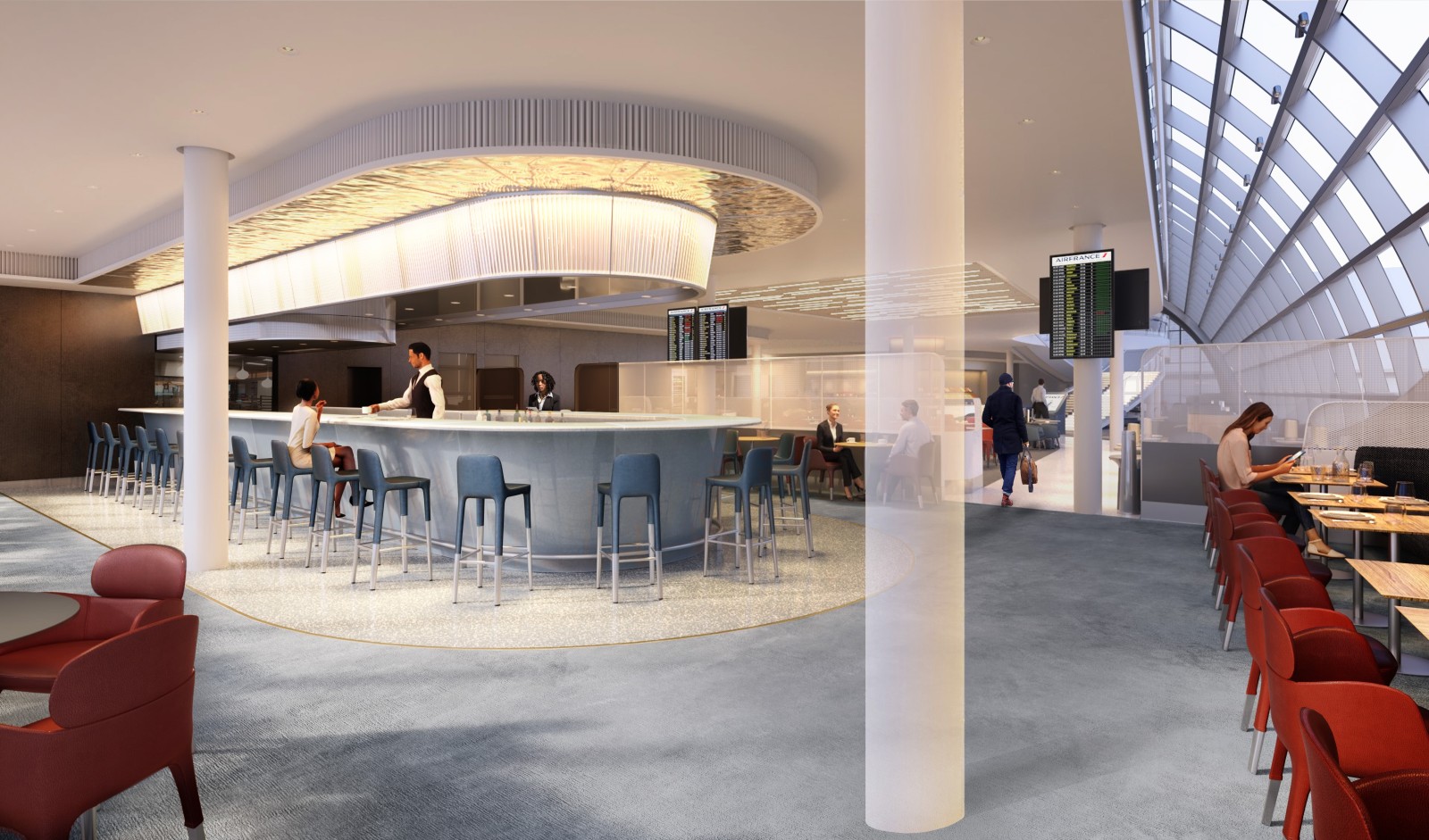 Salon Terminal 2F, Jouin Manku pour AirFrance © Jouin Manku