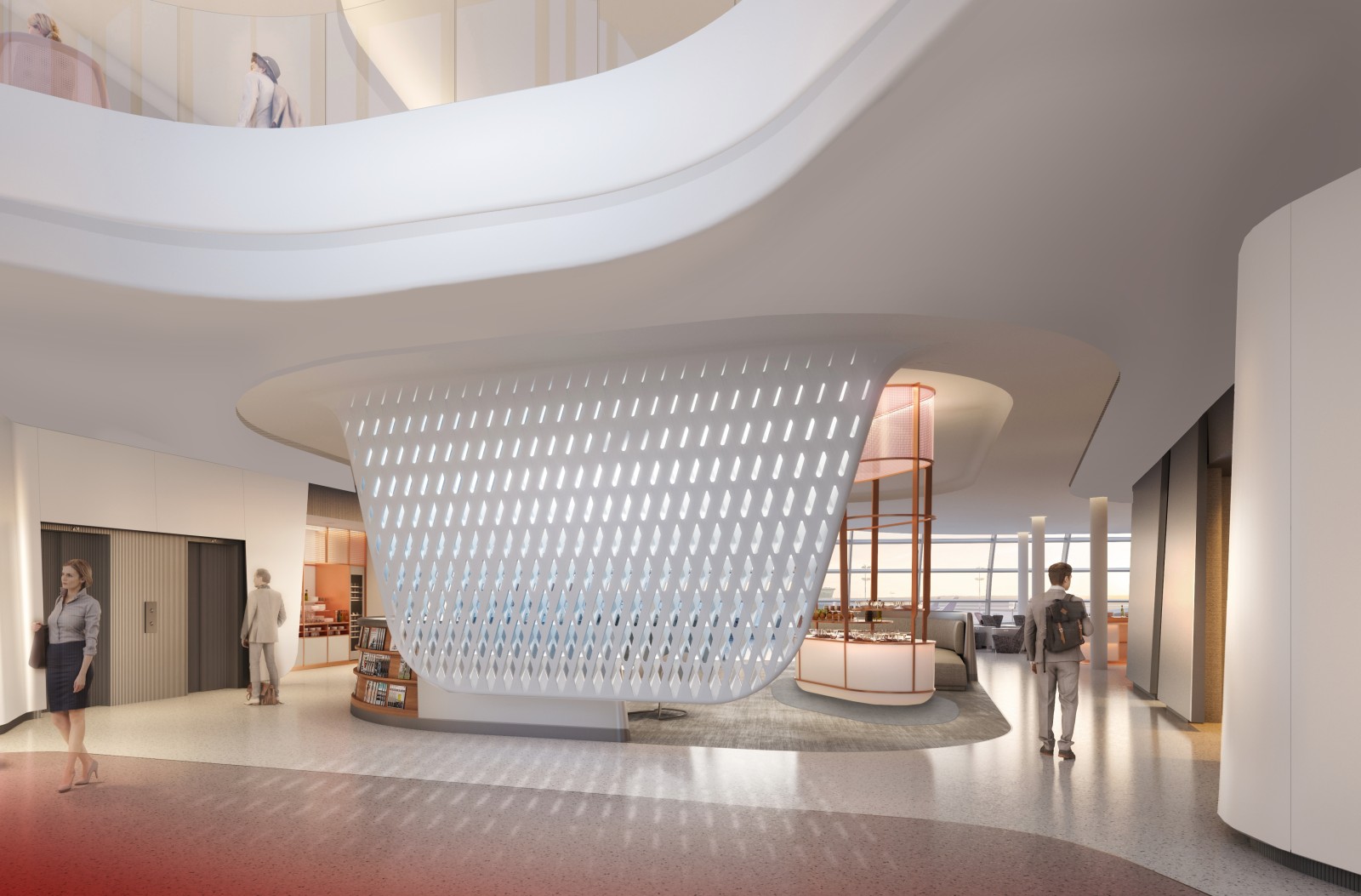 Salon Terminal 2F, Jouin Manku pour AirFrance © Jouin Manku